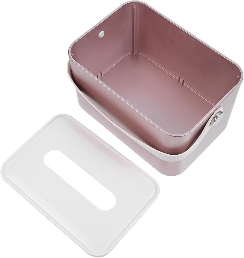 White Multi Functional Desktop Tissue Dispenser Box For Home And Restaurant - Image 1